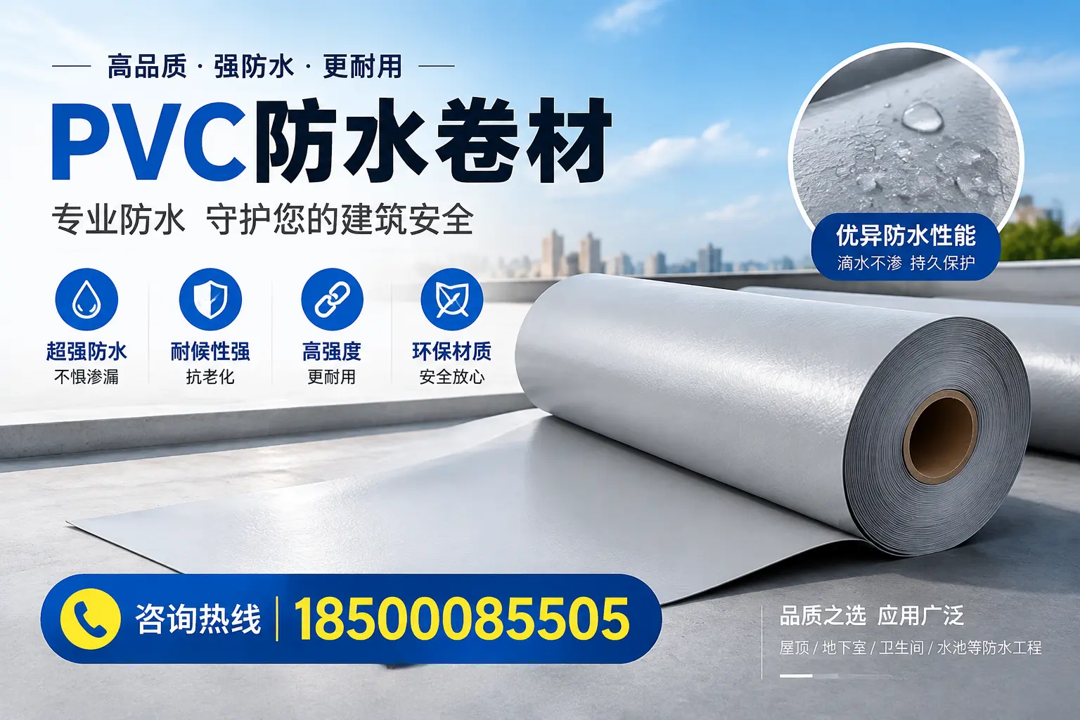 山南地区pvc防水卷材的市场现状与发展趋势